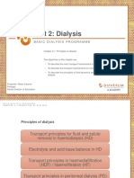 Presentation - Principles of Dialysis