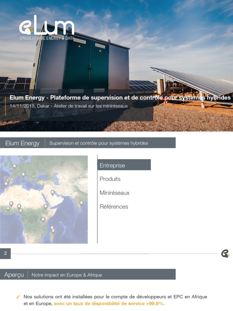 Elum Energy | PDF | Énergie solaire photovoltaïque | Énergie renouvelable