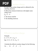 Electron Configuration and Periodic Properties