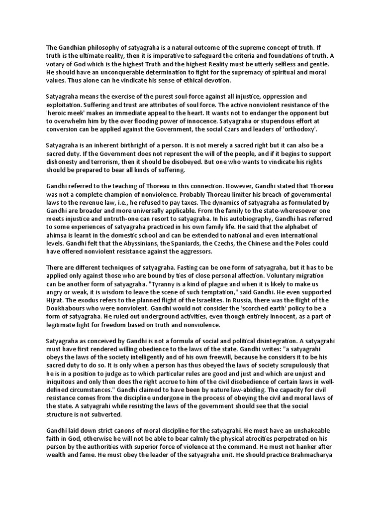 SUMMARY OF GANDHI intelligence overview