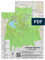 Peta Jalur Pendakian Gunung Rinjani