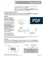 8J Summary Sheet