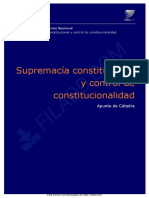Pdhydc - U3 - Supremacia Constitucional y Control de Constitucionalidad