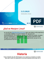 Manjaro Linux Diapositivas