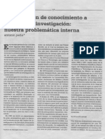 1991 - Peña Conocimiento e Investigación (Serie Estudios 3)