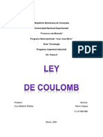 Ley de Coulomb