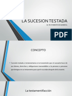 La Sucesion Testada