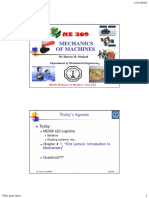 Course Syllabus & Introduction To Mechanisms)