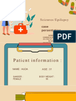 Seizures/Epilepsy: Case Persentation