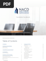 NACD Directorship Certification Candidate Handbook