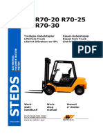 Cópia de Still R70-20 R70-25 R70-30 Fork Truck Manual de Serviço