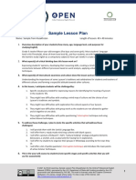 Sample Lesson Plan (Kazakhstan) Module 6