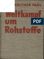 Walther Pahl Weltkampf Um Rohstoffe (1939)