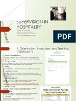 Supervision in Hospitality PPT 2