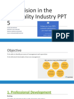 Supervision in Hospitality PPT 5