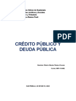 Crédito Público y Deuda Pública