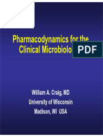 Pharmacodynamics For The Clinical Microbiologist: William A. Craig, MD University of Wisconsin Madison, WI USA