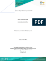 Unidad 3 - Fase 4 - Paradigmas y Enfoques de La Investigación Científica Métodos y Técnicas.