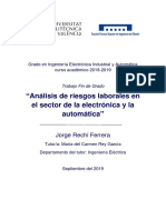 Rechi - ANÁLISIS DE RIESGOS LABORALES EN EL SECTOR DE LA ELECTRÓNICA Y LA AUTOMÁTICA
