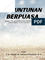 10 Tuntunan Puasa - K.H. Deden Makhyaruddin, M.A. - 2