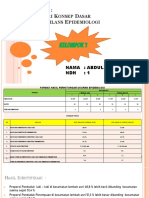 Tugas Kelompok 1 Format Hasil Perhitungan Ukuran Epidemilogi