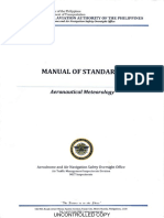 Manual of Standards For Aeronautical Meteorology