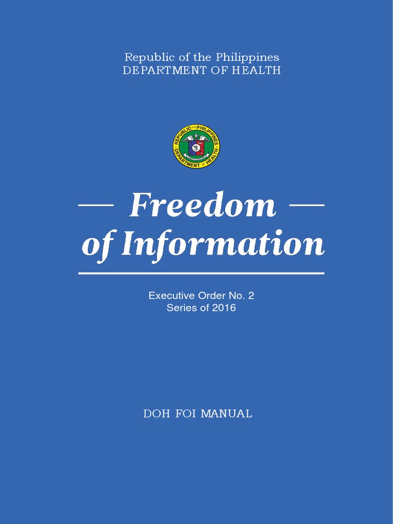 FOI Manual PDF Freedom Of Information Laws By Country Freedom Of