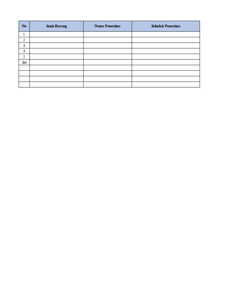 Rekap Distribusi Barang (Laptop Guru SD Dan SMP) | PDF
