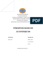 Terminos Basicos de Economia