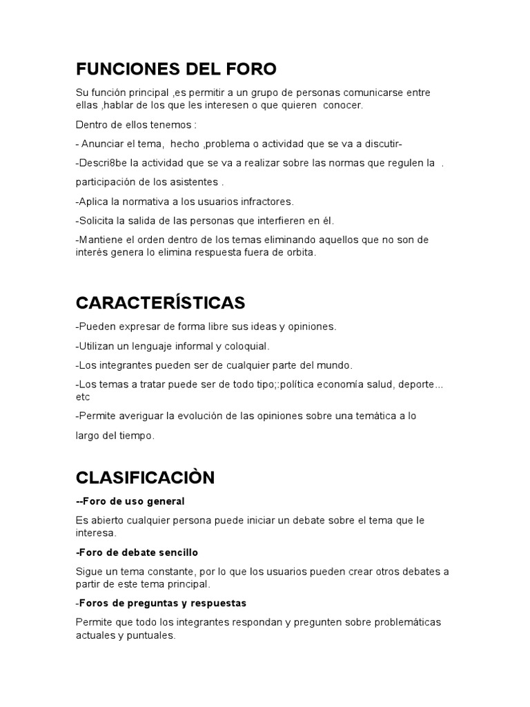 Foro | PDF | Crecimiento personal y profesional