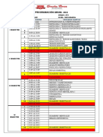 PROGRAMACIÓN 2022 - 4to Sec.