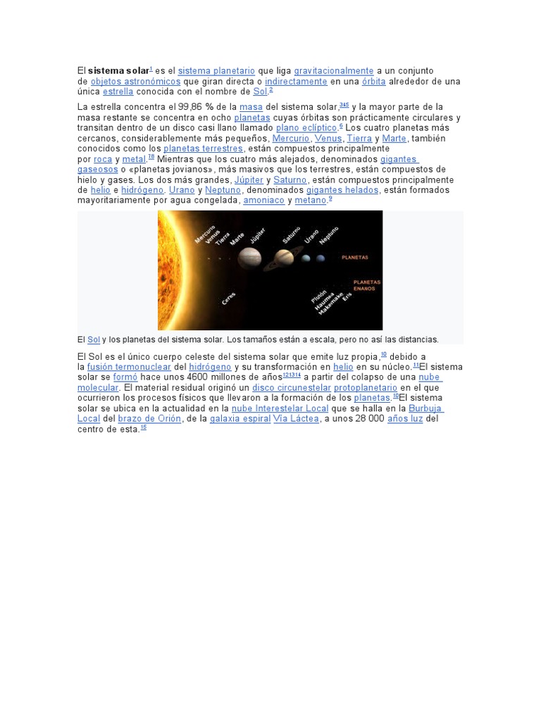 Sistema Solar | PDF