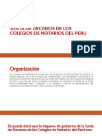 Junta de Decanos de Los Colegios de Notarios Del Perú y Consejo Del Notariado