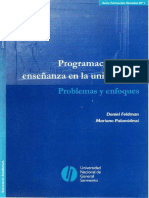 Feldman, D. y Palamidessi, M. (2001) - Programación de La Ensenanza