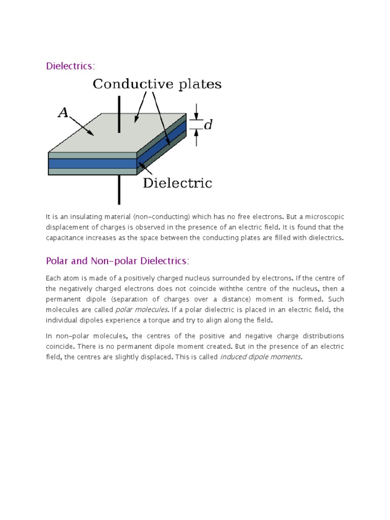 3_JEE_Physics_Capacitor_Dielectric PDF Dielectric Capacitor
