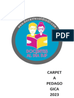 Carpeta Pedagogica 2023