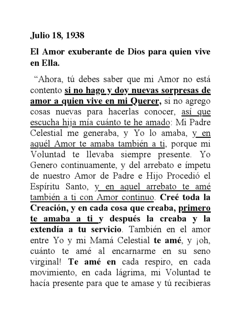 Amor Divino en la Voluntad de Dios | PDF | Amor