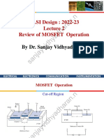 Lec-2 - Review of MOS - Operation