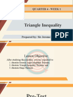 Q4W1 Triangle Inequality