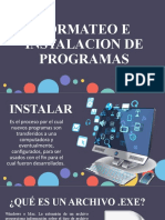 Formateo e Instalacion de Programas