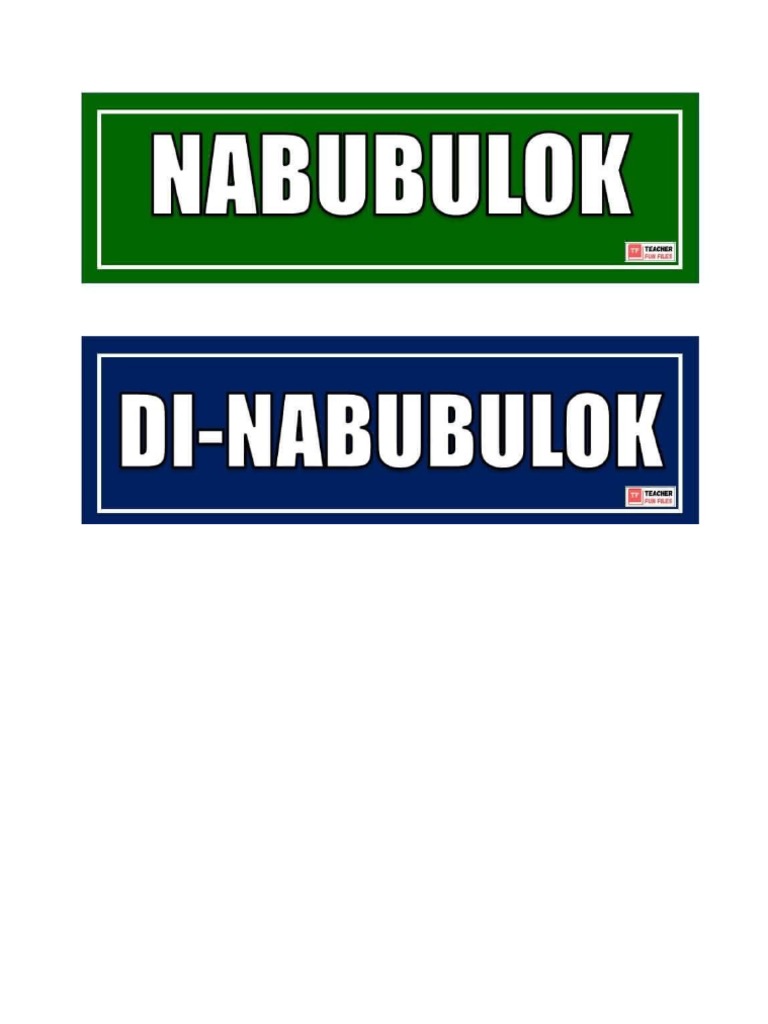 Classroom Signs PDF