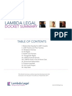 Lambda Legal Docket 2011