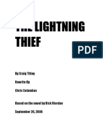 1) Percy Jackson and The Lightning Thief