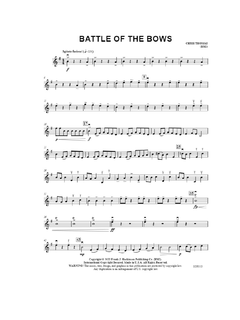 Battle of The Bows PDF