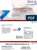 Kebijakan & Pemetaan Wilayah PK-23 SUMBAR