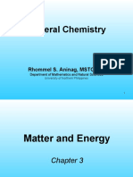 Chapter 3 (Matter and Energy)