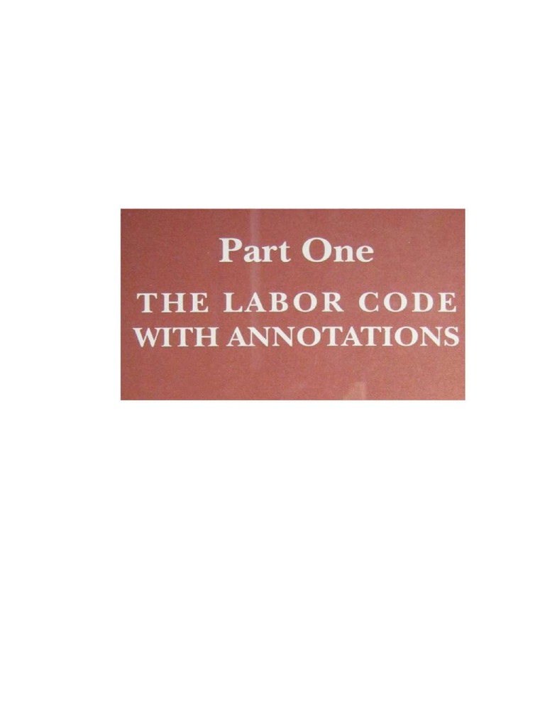 Labor Code Vol 2 Azucena PDF Employment Labour Law