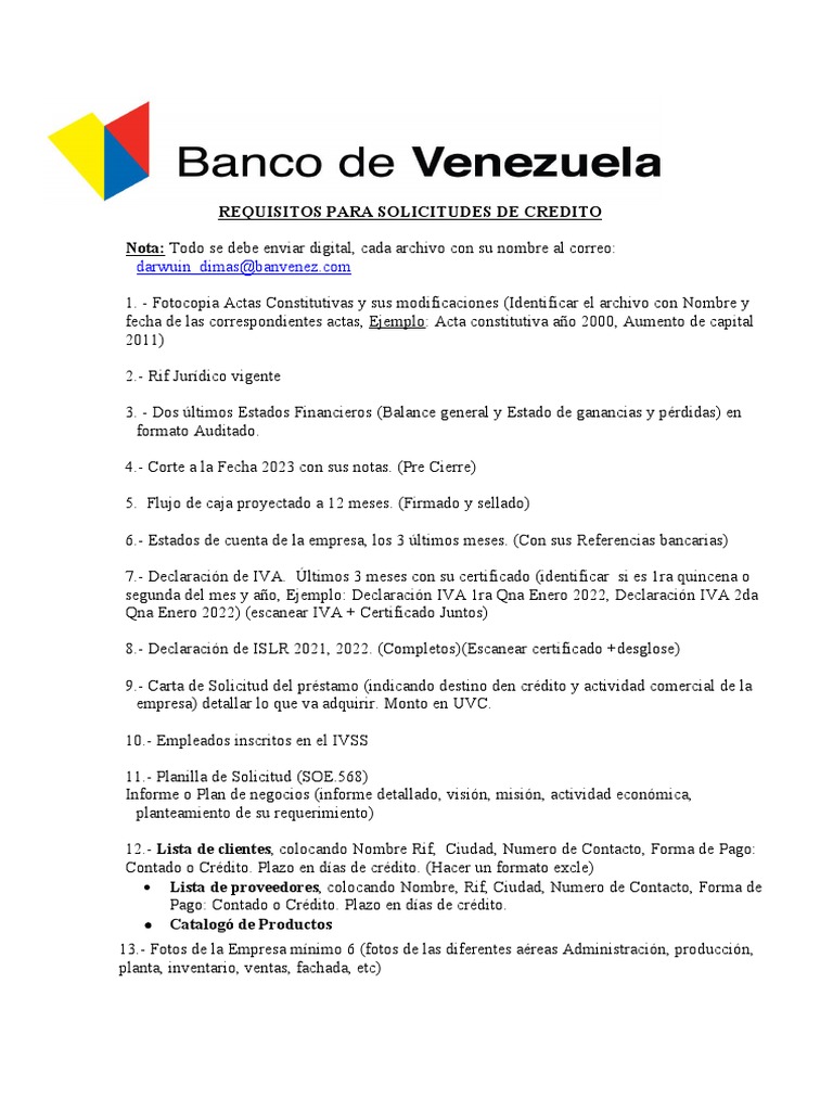 Requisitos Microcredito | Descargar gratis PDF | Bancos | Economía ...