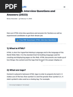 Top 60 HTML Interview Questions and Answers (2023)