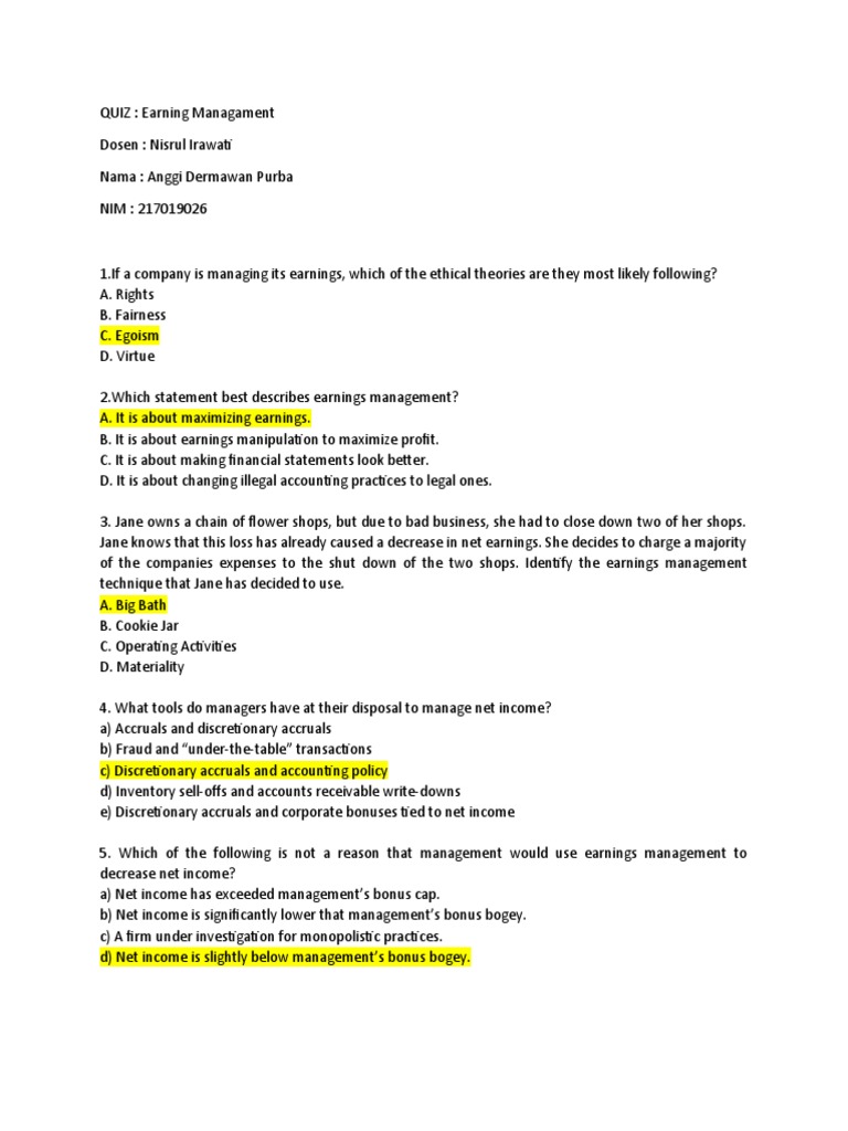 Quiz PDF Accounting Taxes